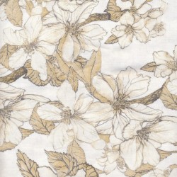 Toile cirée crème BLOOM