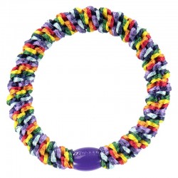 Bracelet élastique cheveux Kknekki violet