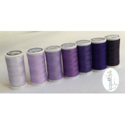 Fil à coudre polyester 200m violet byzantin - 019