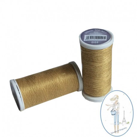 Fil à coudre polyester 200m moutarde - 844