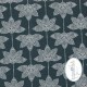 Toile cirée bleu pètrol LOTUS