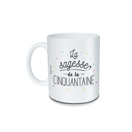 Mug La sagesse de la cinquantaine