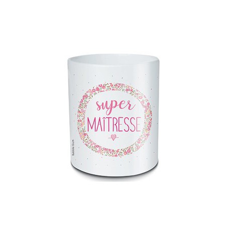 Pot à crayons - Super maitresse Pot à crayons - Super maitresse