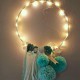 Guirlande lumineuse personnalisée turquoise