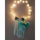 Guirlande lumineuse personnalisée turquoise