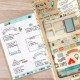 Cahier bullet journal bleu