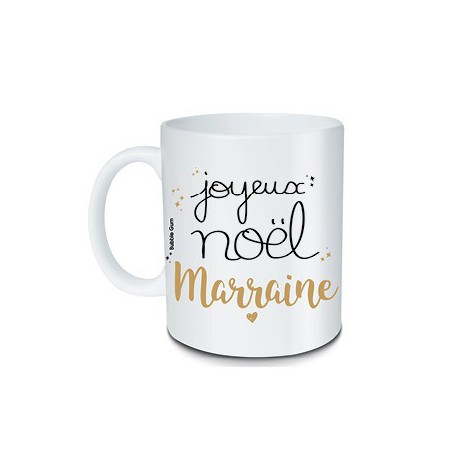 Mug Joyeux Noël Marraine Mug Joyeux Noël Marraine
