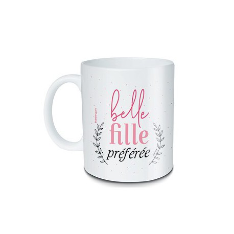 Mug Belle ﬁlle préférée