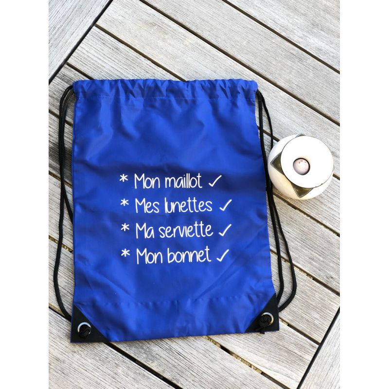 Sac piscine enfant à personnaliser