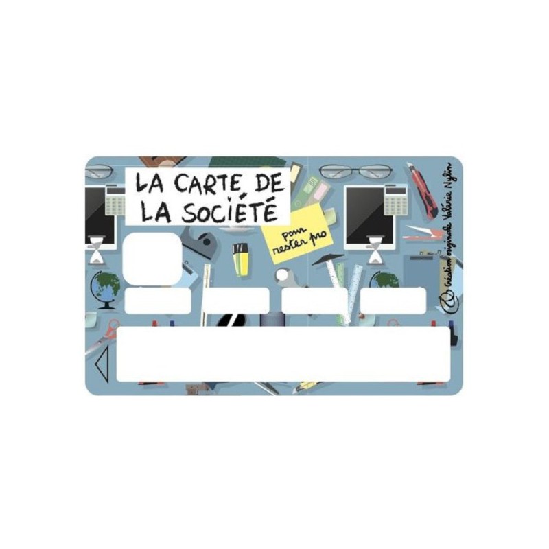 Stickers Carte bleue - Carte bancaire - CB - Art Déco Stickers