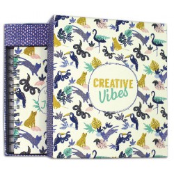 Kit papeterie carnet Creative vibes