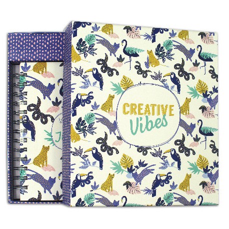 Kit papeterie carnet Creative vibes