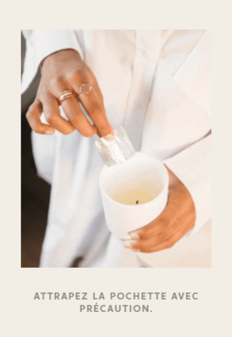 Bougie parfumée avec bijou