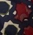 Motif étoiles rouges