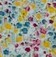 Motif petites fleurs jaunes et bleues